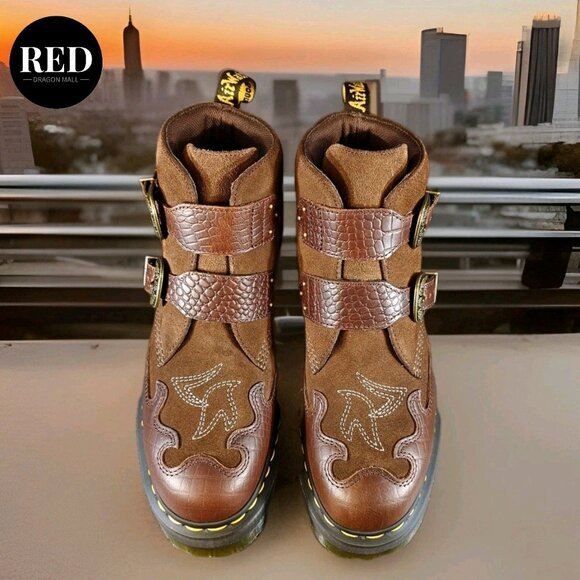 Dr. Martens Devon GA Gothic Americana Western Platform Boots - Women's Size 11 - Picture 6 of 14